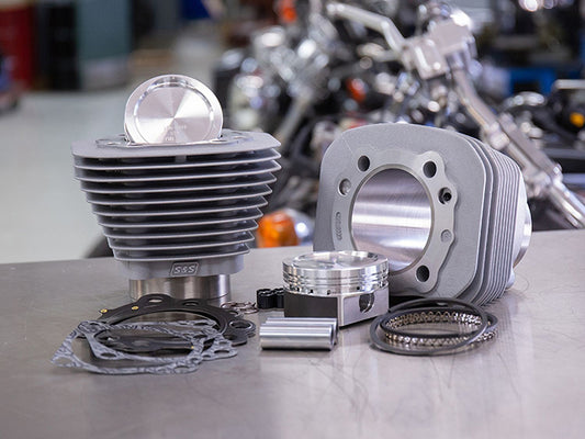 1200cc Big Bore Kit - Silver. Fits Sportster 1986-2021 with 883cc Engine.