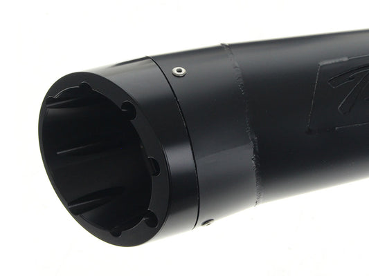 Shorty Turnout 2-into-1 Exhaust - Black. Fits Indian Cruiser 2022up