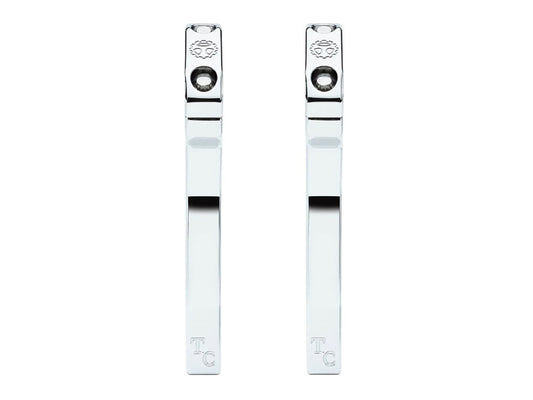 8in. Pullback Two Piece Riser Kit - Chrome. Fits 1-1/8in. Handlebar.