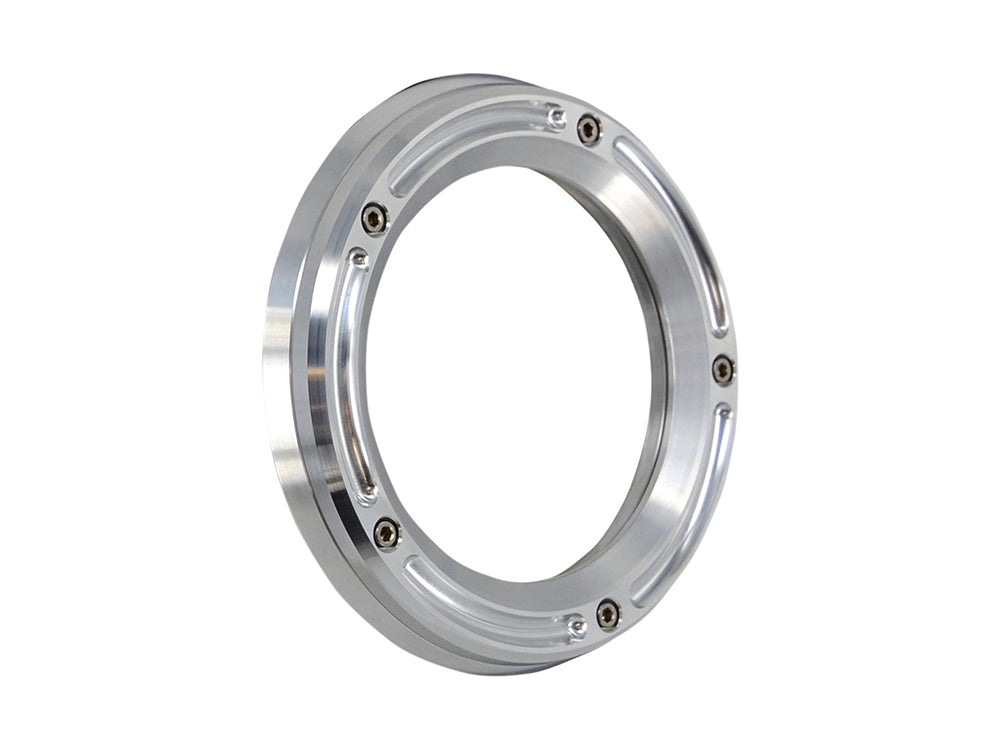 Assault Clear Derby Cover - Chrome. Fits Softail 2019up.