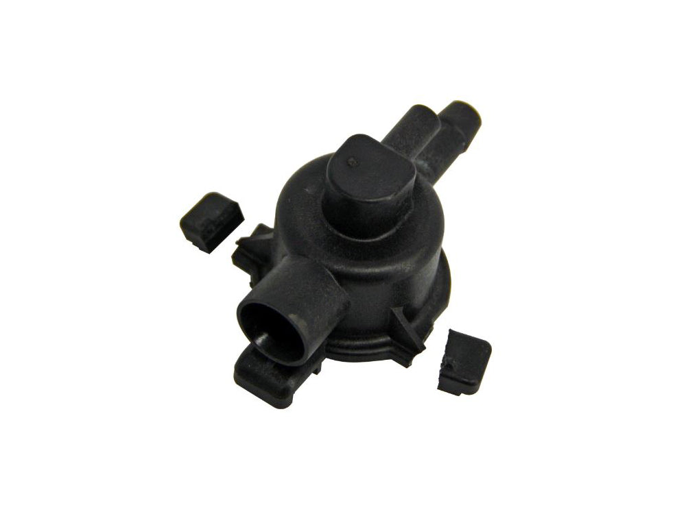 Fuel Pressure Regulator Housing for Softail 2001-2007, Dyna 2004-2005 and Touring 2002-2007.