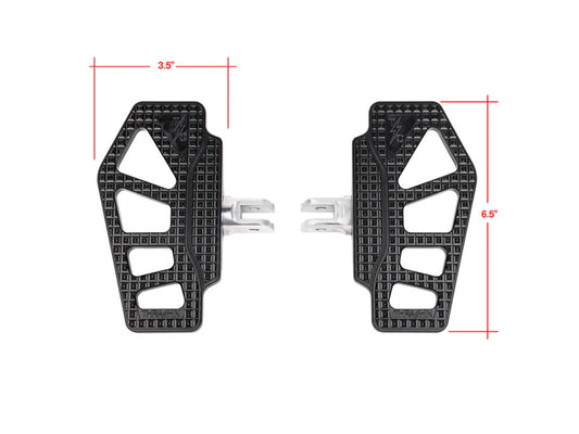 Apex Mini Rider Floorboards - Black. Fits Softail 2018up Front Rider