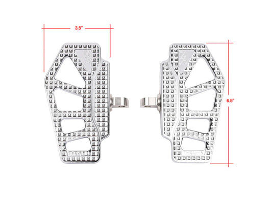 Apex Mini Floorboards with HD Male Mount - Chrome