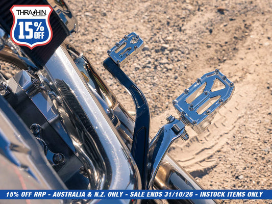 Brake Pedal Arm - Black. Fits Dyna 1999-2017 with Mid Controls.