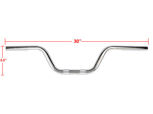 High Bend Bars - Chrome