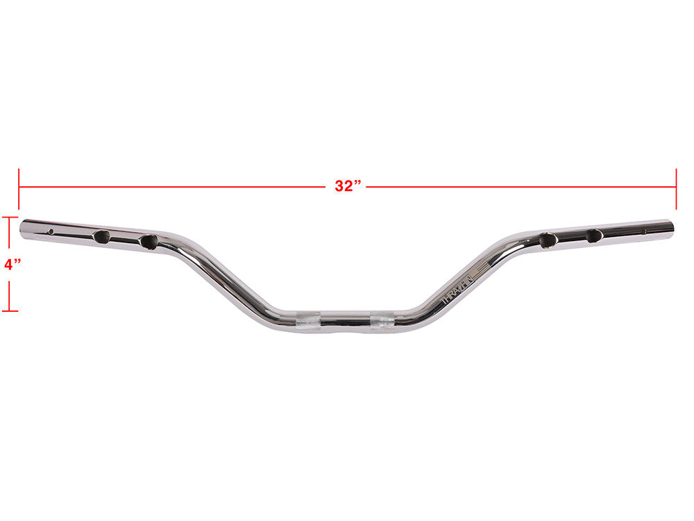 Mid Bend Bars - Chrome. Fits CVO Touring 2023up, Street Glide & Road Glide 2024up, Touring 2025up & Softail 2025up