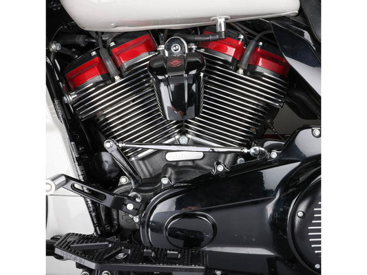 Shift Linkage Rod - Chrome. Fits Softail 1986up, Touring 1980up & Dyna Wide Glide 1993-2003