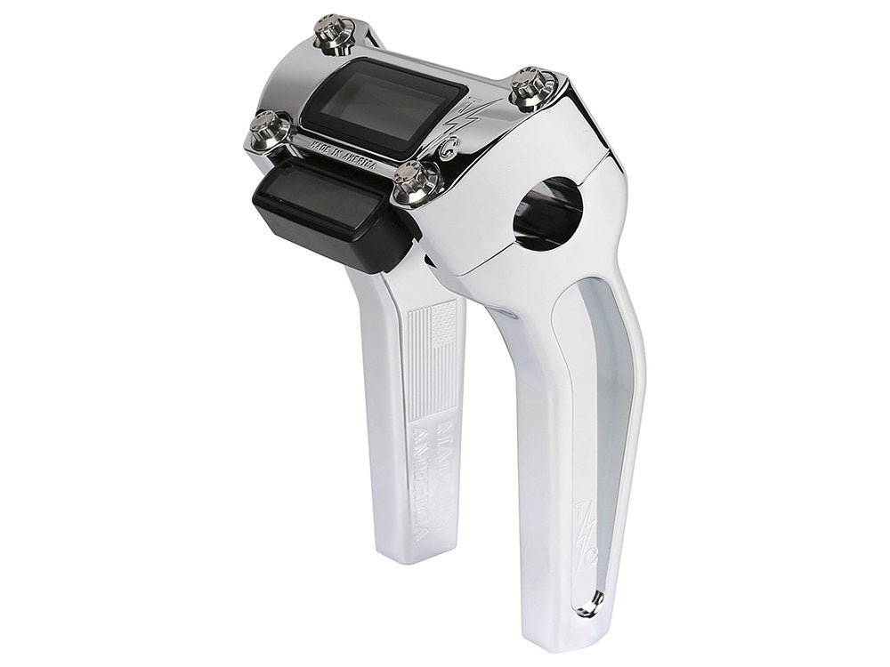 6.5in. Pull Back Thrashin Risers - Chrome. Fits Softail Street Bob, Low Rider ST, Standard & Breakout 2018-2024