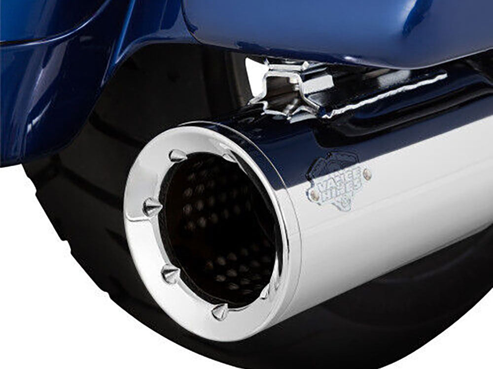 Pro Pipe 2-into-1 Exhaust - Chrome. Fits Touring 2017up