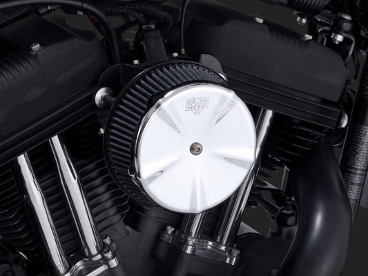 VO2 Skullcap - Chrome. Fits Vance & Hines VO2 Naked Air Intake