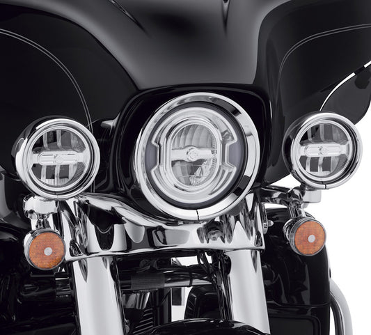 Harley-Davidson 4 in. Daymaker Signature Reflector LED Auxiliary Lamps - Chrome