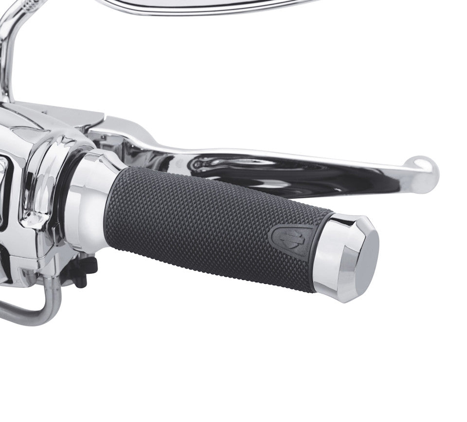 Harley-Davidson Get A Grip Hand Grips-Chrome, Standard