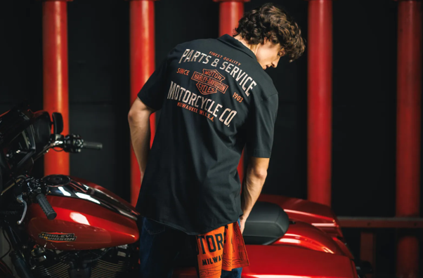 Harley-Davidson Men's Parts & Service Jersey Button-Up Shirt