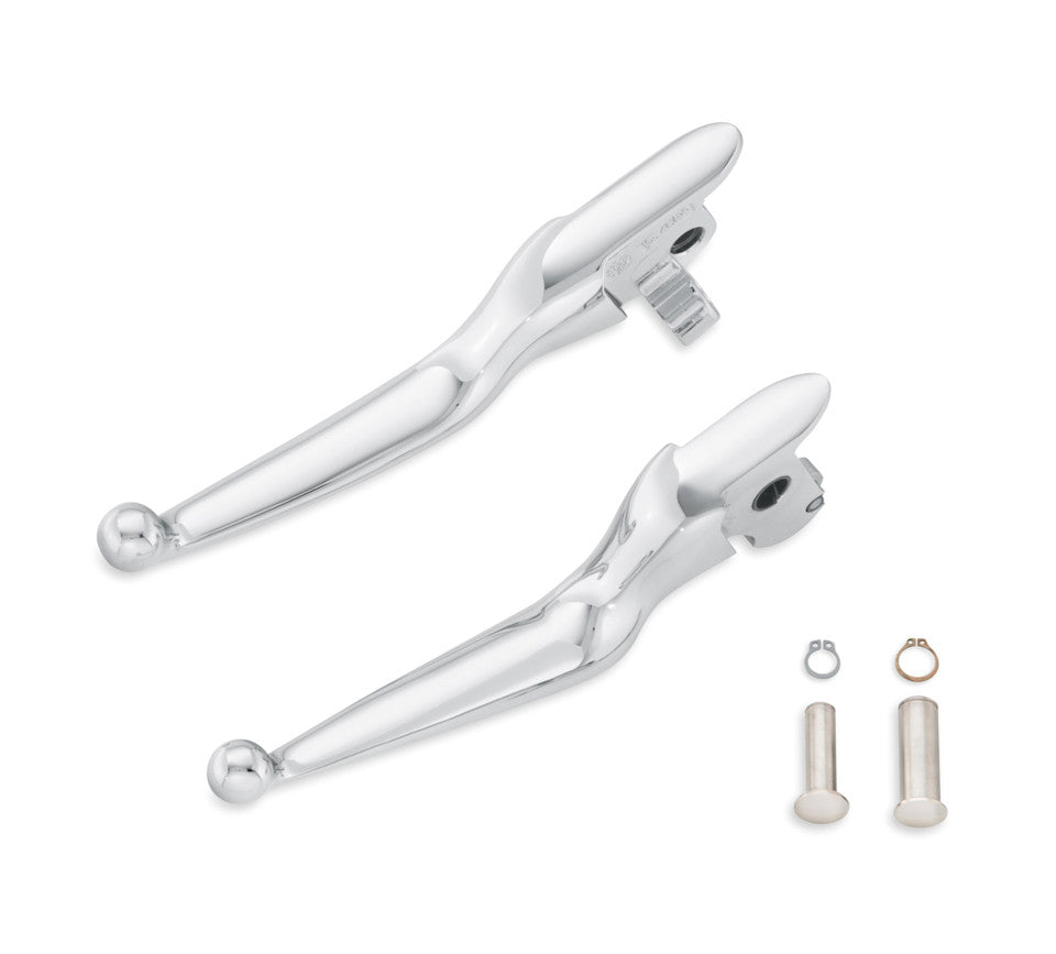Harley-Davidson Chrome Hand Control Lever Kit-Chrome