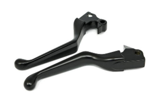 Harley-Davidson Black Ergonomic Levers-Sporty