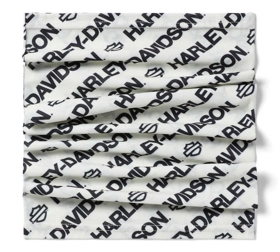 Harley-Davidson TECH Gaiter - Cloud Dancer & Allover print