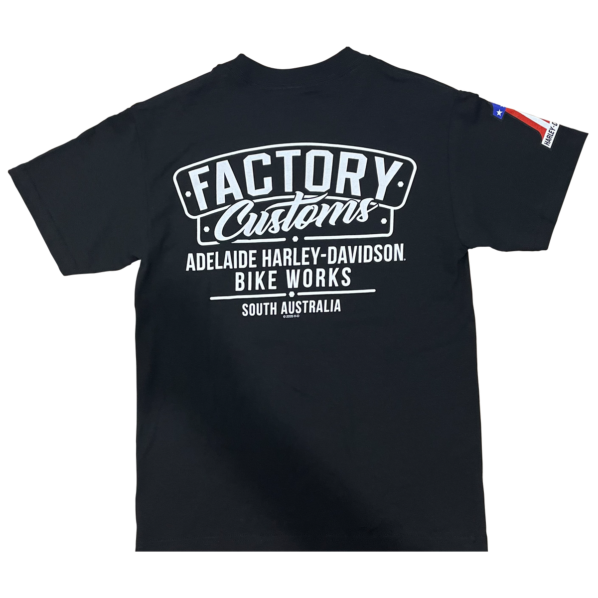 Adelaide HarleyDavidson Factory Custom B&S Tee Adelaide HD Bike Works
