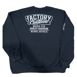 Quick-Fix Harley-Davidson Factory Custom Crew Neck - Black