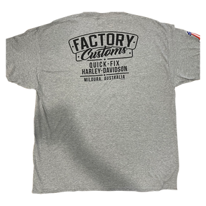 Quick-Fix Harley-Davidson Factory Custom Tee - Grey