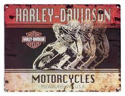 Harley-Davidson Racers Tin Sign