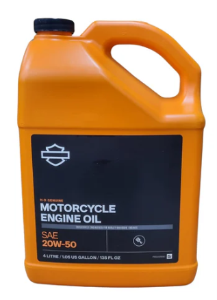 Harley-Davidson Genuine Motorcycle Oil- SAE 20W50- 4 Litres