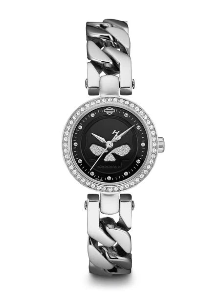 Harley-Davidson® Women's Glitter Willie G Watch