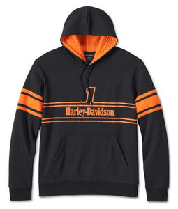 Harley-Davidson #1 Racing Hoodie - Black/Orange