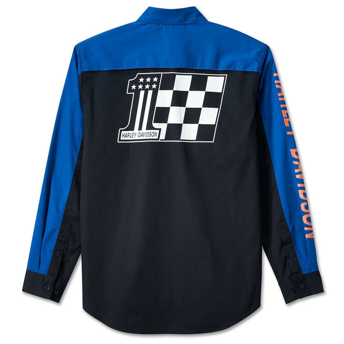 Harley-Davidson #1 Victory Shirt - Colourblocked - Blue