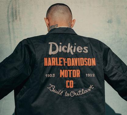 Dickies x H-D Quilted Lined Eisenhower Jacket - Black