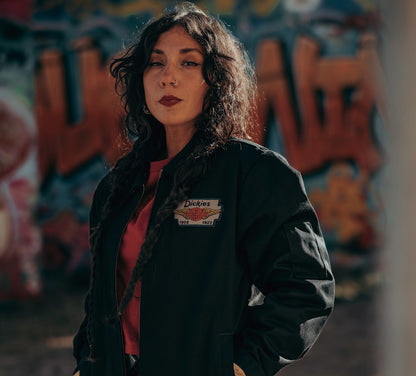 Dickies x H-D Quilted Lined Eisenhower Jacket - Black