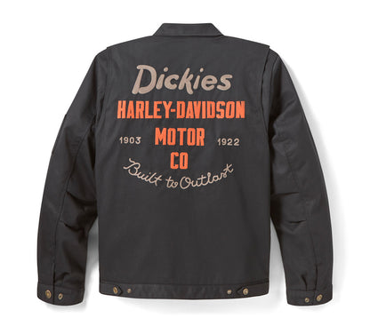 Dickies x H-D Quilted Lined Eisenhower Jacket - Black