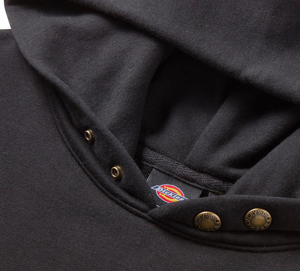 Dickies x H-D Winged Horseshoe Oversized Pullover Hoodie - Black
