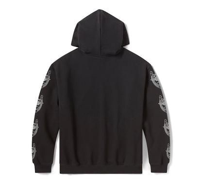 Dickies x H-D Winged Horseshoe Oversized Pullover Hoodie - Black
