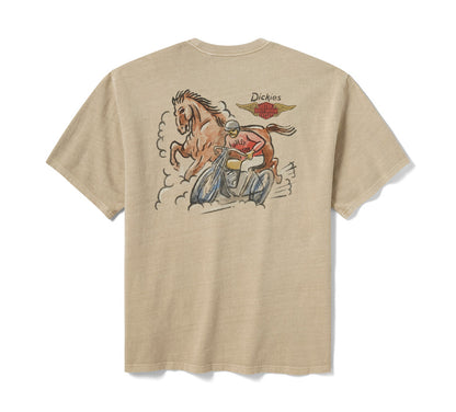 Dickies x H-D Horsepower Heavyweight Pigment Dyed Tee