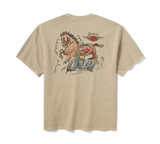 Dickies x H-D Horsepower Heavyweight Pigment Dyed Tee