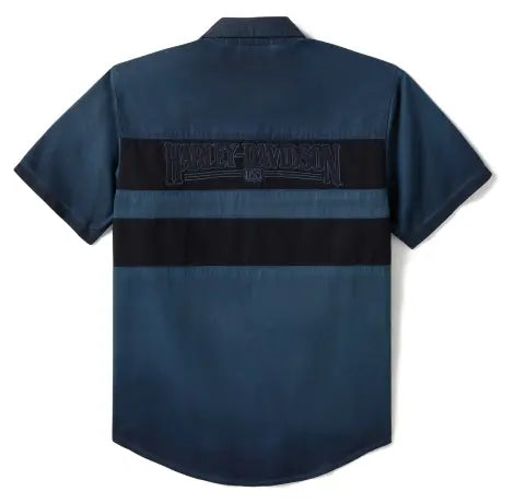 Harley-Davidson Iron Bond S/S Shirt - Blue/Black