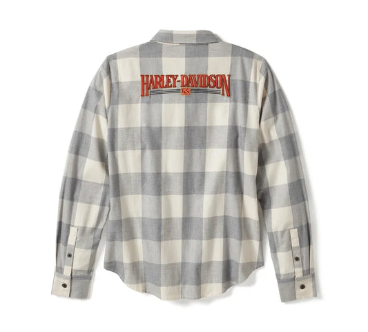 Harley-Davidson Women's Heritage Plaid Long Sleeve Shirt