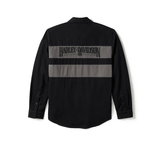 Harley-Davidson Iron Bond L/S Shirt - Asphalt/Black