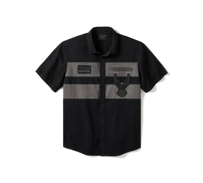 Harley-Davidson Iron Bond S/S Shirt - Black/Grey