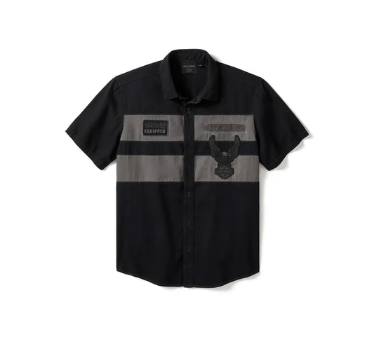 Harley-Davidson Iron Bond S/S Shirt - Black/Grey