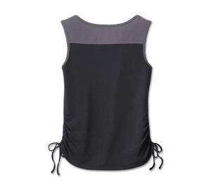 Women's Harley-Davidson Race Her Sleeveless Knit Top - Black