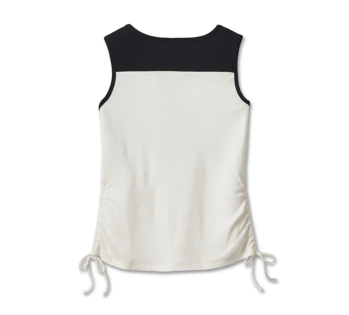 Women's Harley-Davidson Race Her Sleeveless Knit Top - Cloud