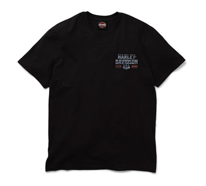 Harley-Davidson Men's 250th Chrome Eagle Short Sleeve Tee