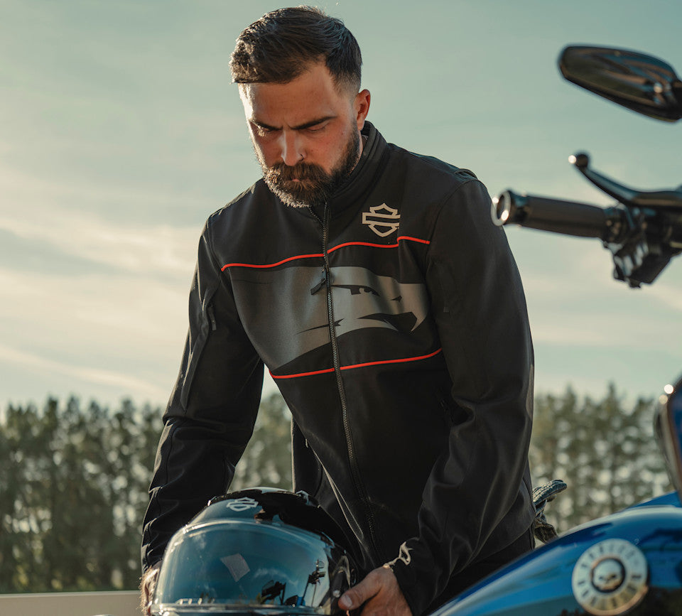 Harley-Davidson Men's Screamin' Eagle Soft Shell Riding Jacket