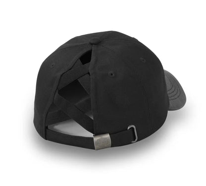 Women's Harley-Davidson Stacked Bar & Shield Ponytail Cap