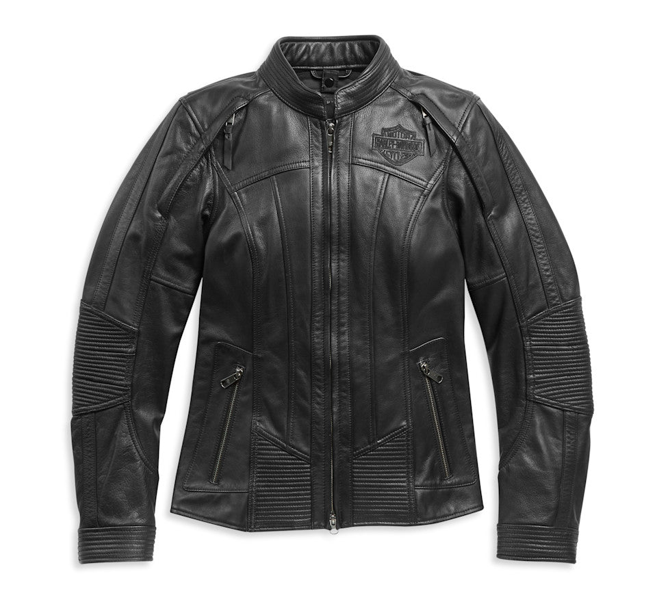 Women's Harley-Davidson Willie G Auroral II 3-in-1 Leather Riding Jacket