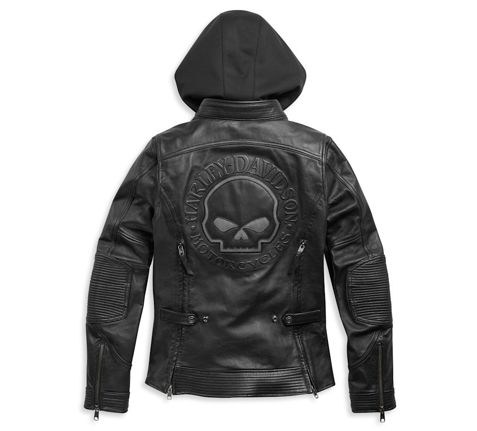 Women's Harley-Davidson Willie G Auroral II 3-in-1 Leather Riding Jacket