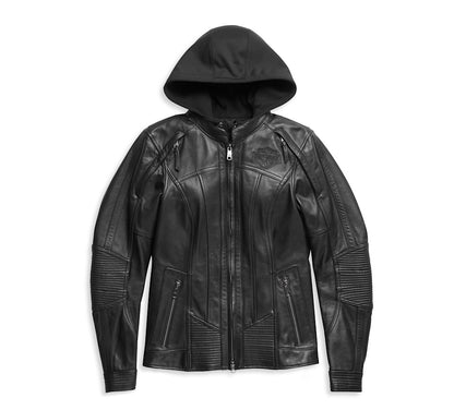 Women's Harley-Davidson Willie G Auroral II 3-in-1 Leather Riding Jacket