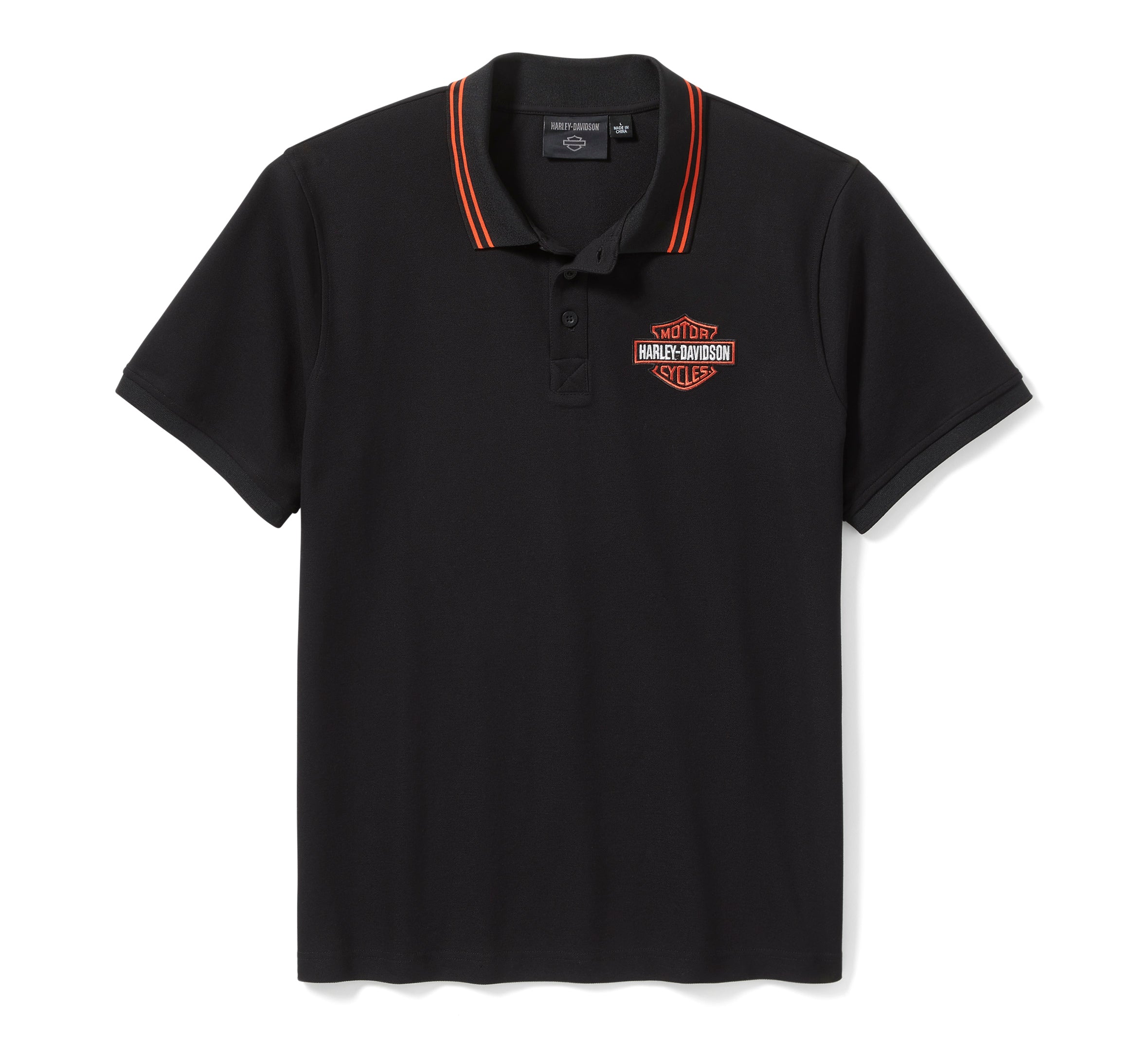 Harley-Davidson Men's B&S Pique Polo Tee
