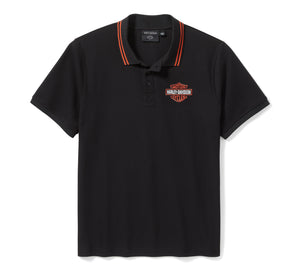 Harley-Davidson Men's B&S Pique Polo Tee